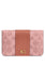 Coach Essential Slim Card Case In Signature Canvas - Melon Pink