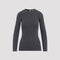 Ribbed Stretch Cotton Jersey T-Shirt with Jewellery
