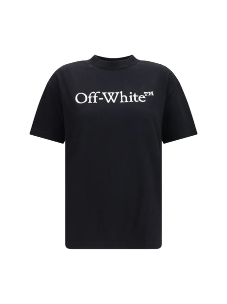 Off-White Big logo Bookish T-shirt - Black-White