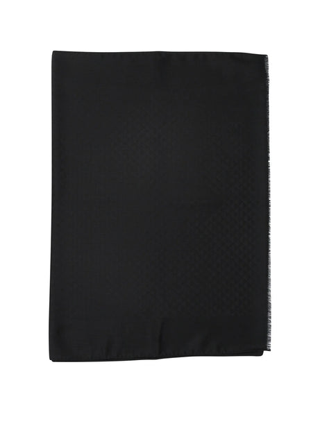 Prada Classic wool and silk scarf - Black