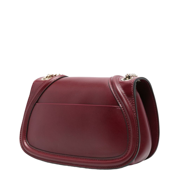 Blondie Medium Leather Shoulder Bag - Rosso Ancora Red