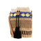 VLogo Signature Small Raffia Bucket Bag - Stripped