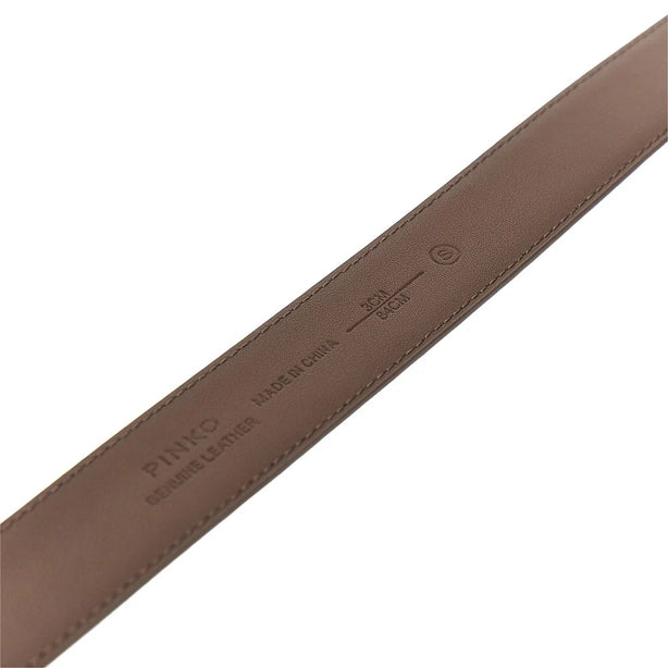 PINKO Love Birds leather belt