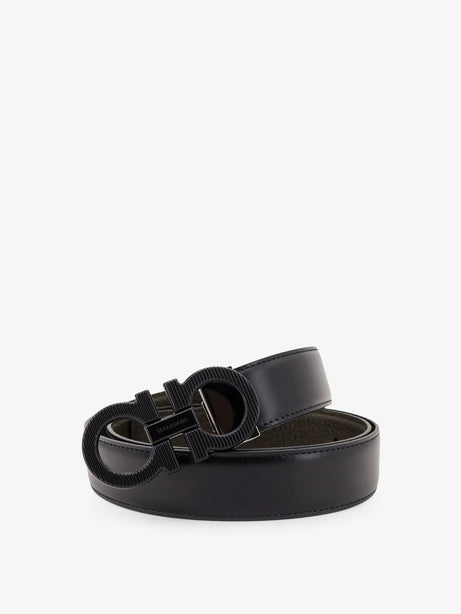 Ferragamo Reversible leather belt - Neronewcognac