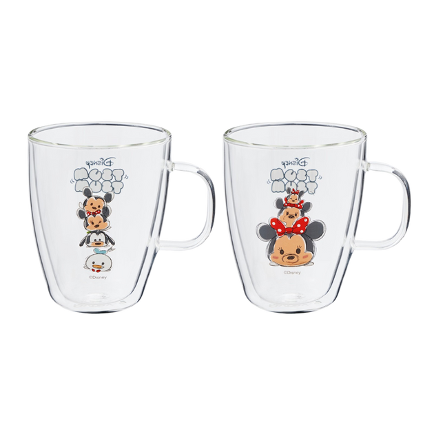 PYREX x Tsum Tsum 2pc 320ml Double Wall Glass Set