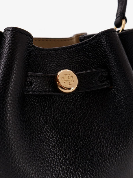 Tory Burch Romy Mini leather shoulder bag - Black