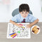 NYZE A-Z Animal Washable Silicone Colouring Mat + 12pcs Marker Set