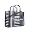Marc Jacobs The Stripe Canvas Medium Canvas Tote Bag - Blue Sea Multi