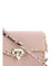 Valentino Garavani Rockstud mini Shoulder Bag in garnet calfskin - Rose Quartz