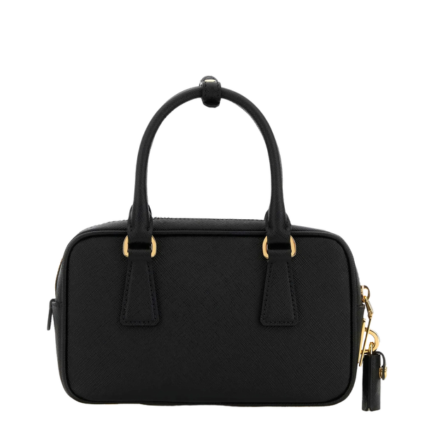 Saffiano Leather Handbags - Black