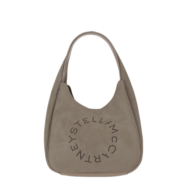 Medium Polyamide Shoulder Bag - Beige