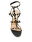 Rockstud Calfskin Ankle Strap Sandal 60 Mm