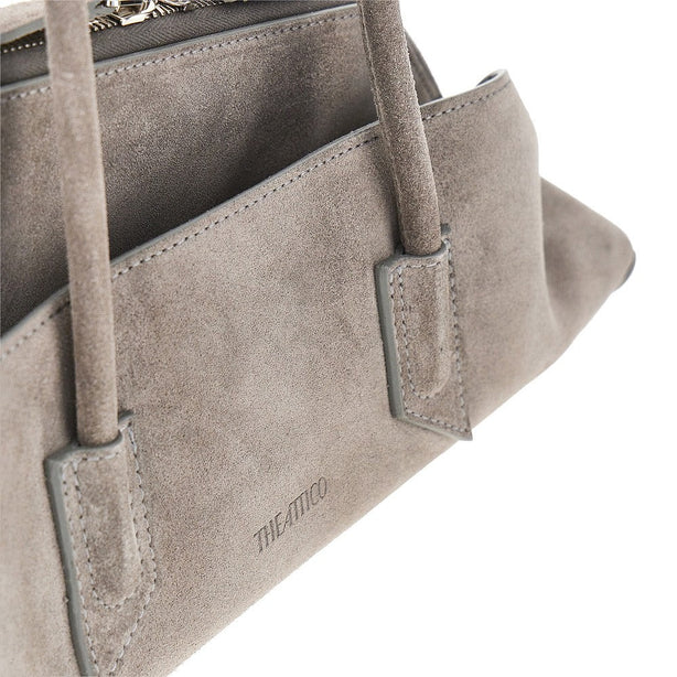 THE ATTICO Suede leather small 'La Passeggiata' bag