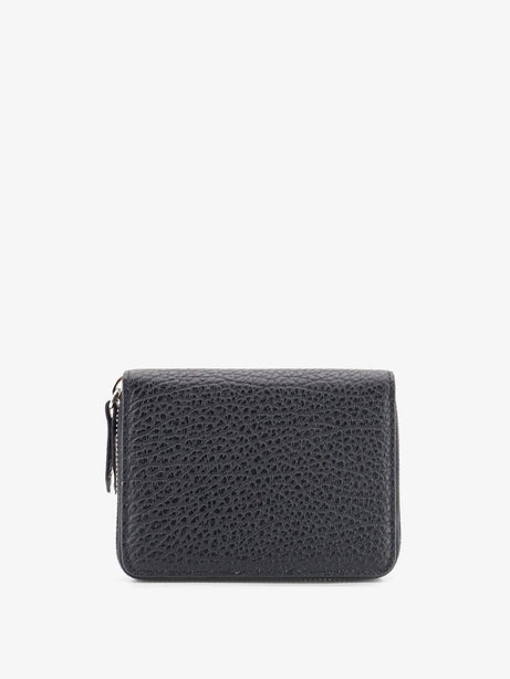Maison Margiela Four Stitches Small Leather Wallet - Black