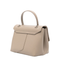 Leather Handbag - Beige