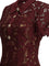 Self-Portrait Short lace dress - Bordeaux