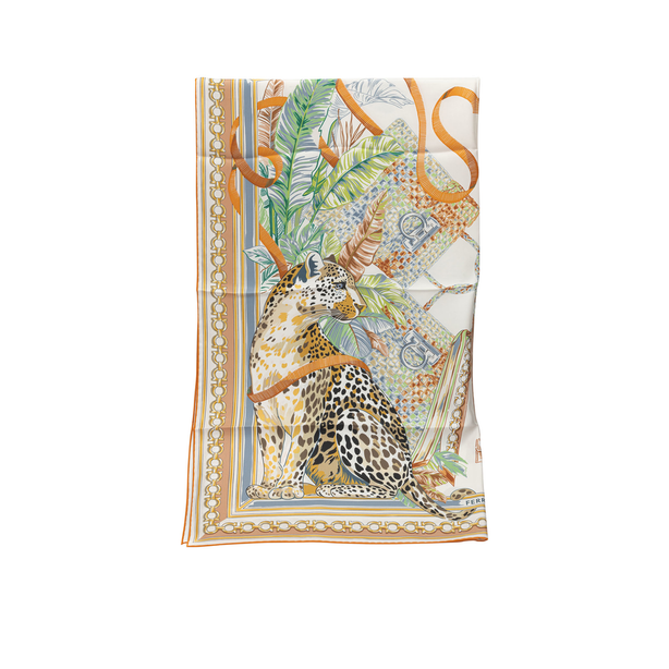 Feline Silk Scarf