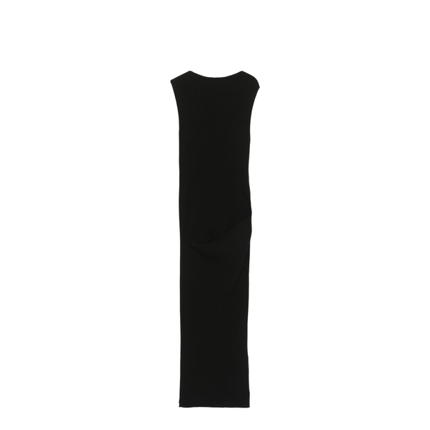 Knitted Long Dress Black