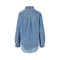 MIU MIU Logo embroidery chambray denim shirt