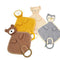 NYZE Baby Handkerchief Blanket with Teether