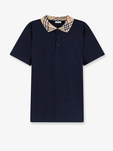 Burberry Cotton polo shirt - Navy
