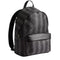 Coach Taylor Backpack Bag In Signature Canvas With Stripes - Black/ Grey CDX88