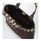Rockstud Mini Suede Shopping Bag - Ebony
