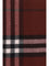 Burberry Cashmere Check Scarf - Oxblood Red