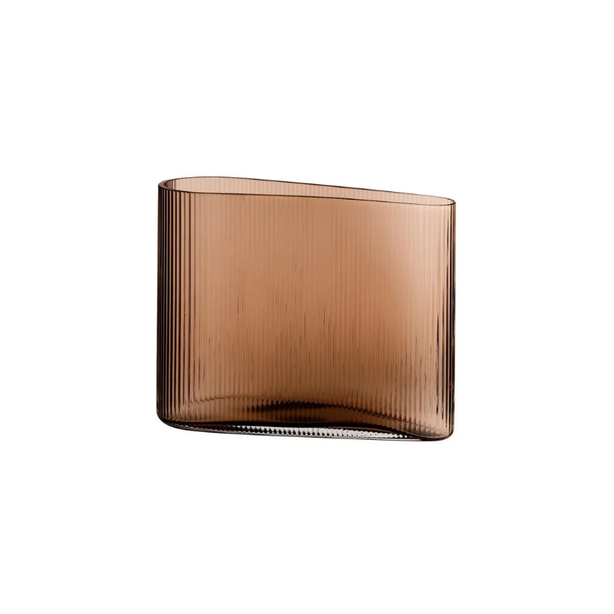 NUDE Mist Vase Wide Caramel