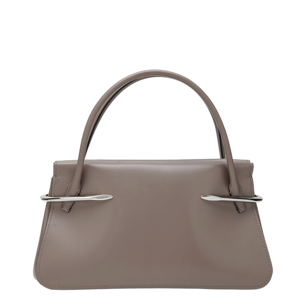 Pinch medium bag in taupe leather