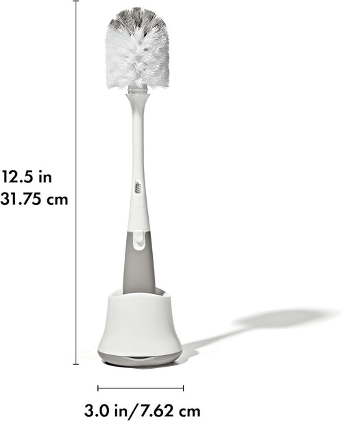 OXO Tot Baby Bottle Brush with Nipple Cleaner & Stand