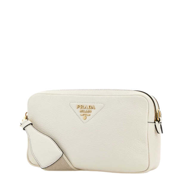 Small Leather Shoulder Bags - White