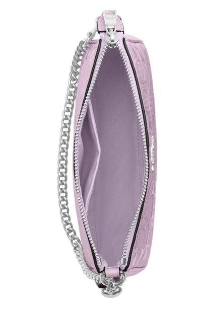 Coach Nolita 19 In Signature Leather With Heart Charm - Light Violet
