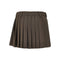 MIU MIU Pleated wool mini skirt