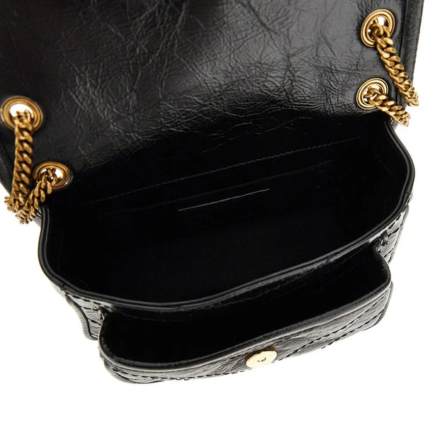 SAINT LAURENT Vintage leather mini 'Niki' bag