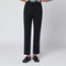 Black Wool Blend Trousers