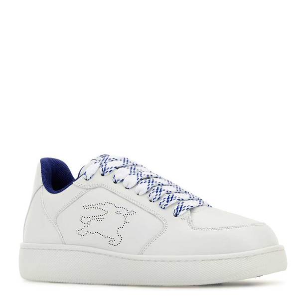 White Leather Stock Sneakers