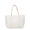 Hogan Script Medium Calf Leather Shopping Bag - Ivory