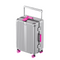 SIGNICIA Luggage Silver - Forward Pink Wheels and Handles (Pre-order with delivery starting from 21/10/26)