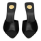 Saint Laurent Sandalo 39 5 Nero Pelle