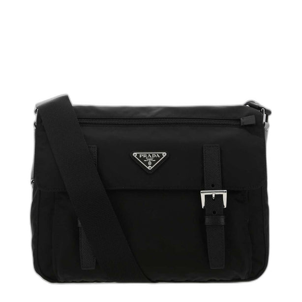 Re-Nylon Shoulder Bag - Nero