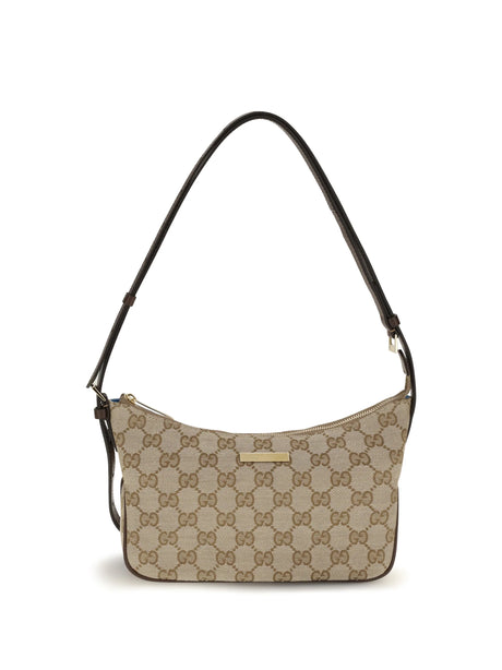 Gucci Small Lady Lunetta Shoulder Bag - Vintag.Sand/Dk Brown