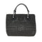 EMPORIO ARMANI Woven raffia small MyEA Bag