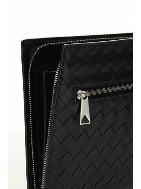 Bottega Veneta Document Holder - Black-Silver