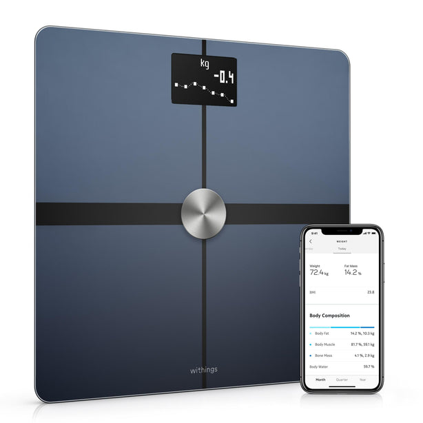 Withings Body + Black - Full Body Composition WiFi Scale