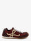 Loewe Ballet Runner 2.0 nylon and suede sneakers with side logo - Copper Redvanillaaubergine