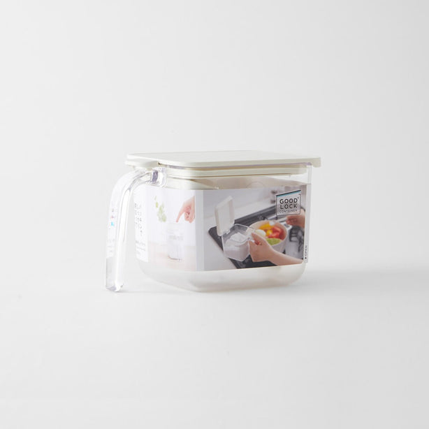 Good Lock Salt/Sugar Container Wide (104x95x155mm) - White