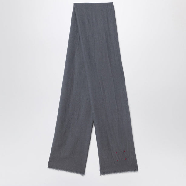 Grey Wool Scarf