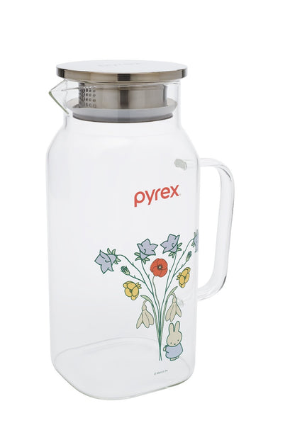 Pyrex 1.5L Square Carafe - Miffy Floral