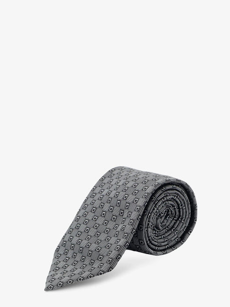 Ferragamo Cannes silk tie - Grigio
